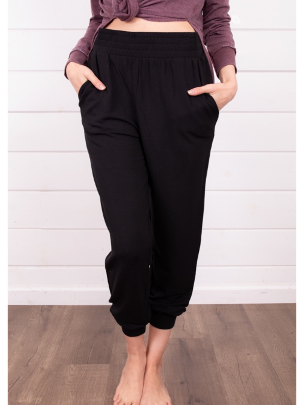 Z Supply WFH Black Modal Jogger Cozy Lounge Pants (Size XS)